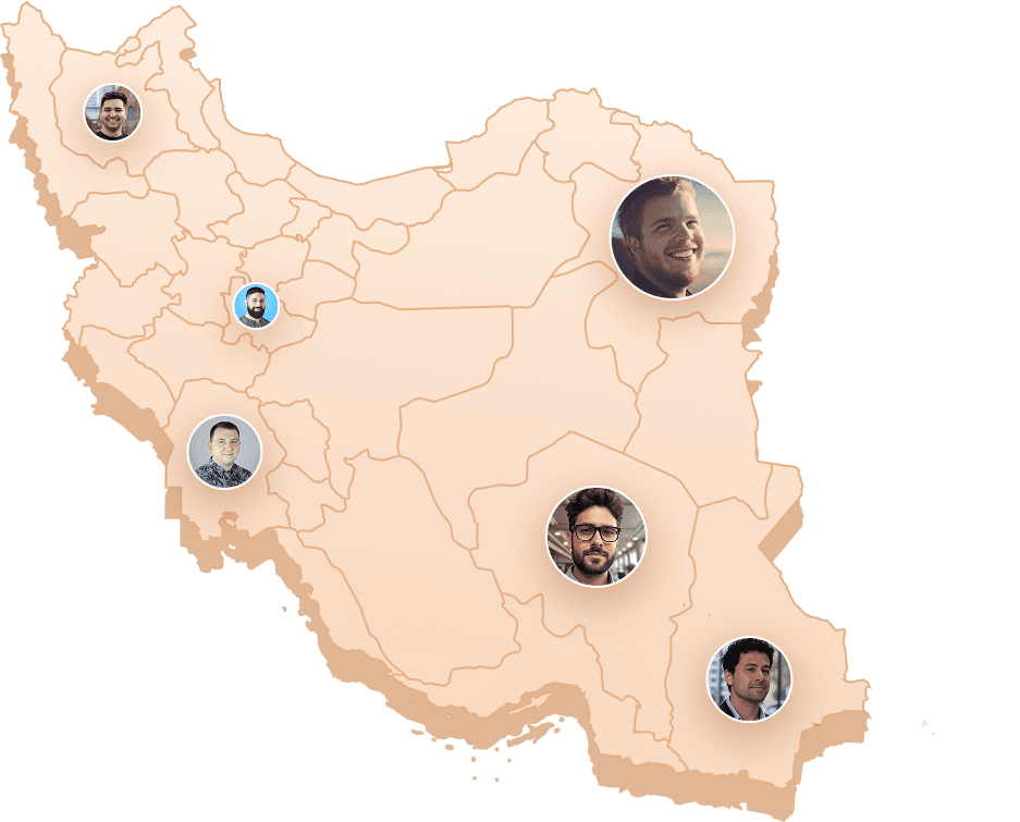 نقشه مشتریان